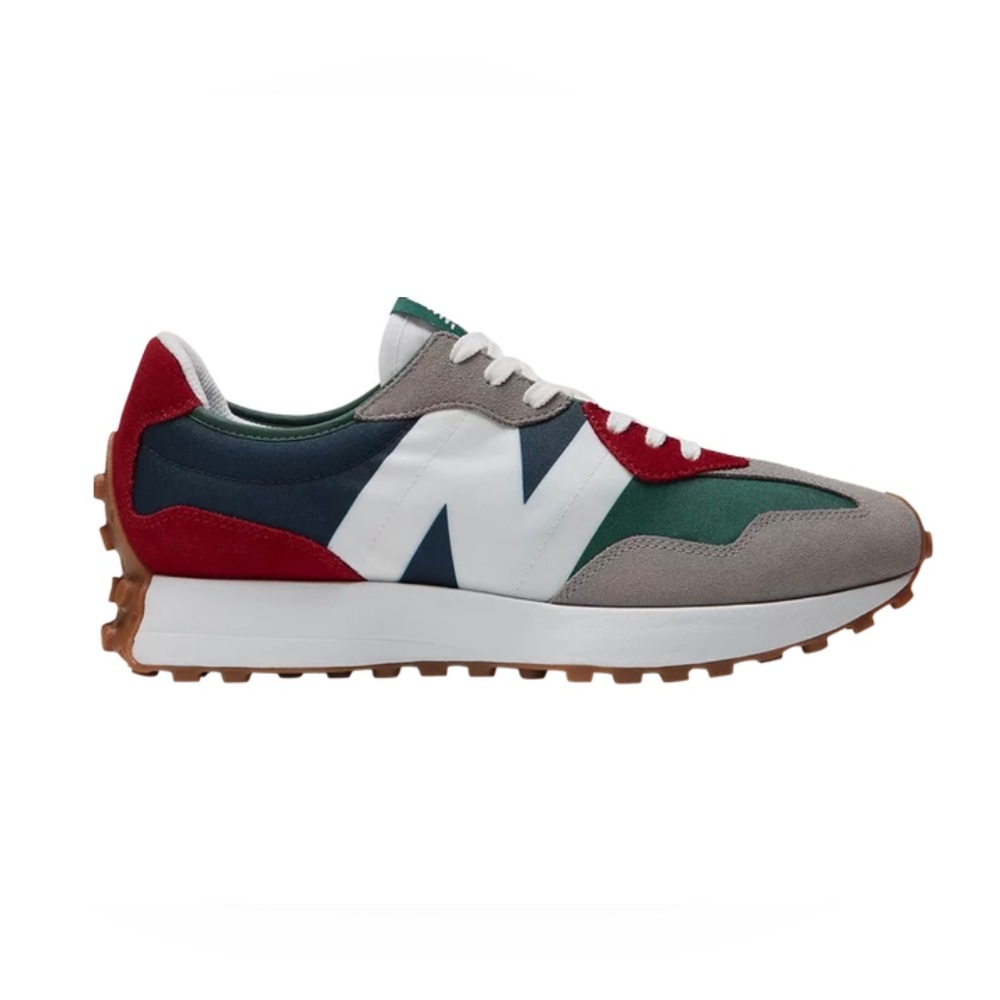 New Balance 327 Men’s Size 8.5 Marblehead Team Forest Green (Excellent-Like New)